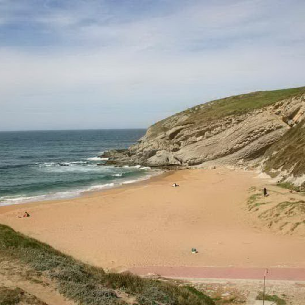 playa de tagle en la costa Cántabra